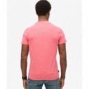 Camiseta de Algodón Orgánico con Logotipo Essential de SUPERDRY