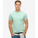 Camiseta de Algodón Orgánico con Logotipo Essential de SUPERDRY