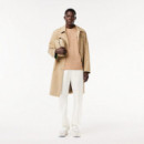 Camiseta de Corte Clásico de Punto de Algodón de LACOSTE