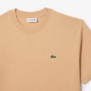 Camiseta de Corte Clásico de Punto de Algodón de LACOSTE