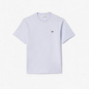 Camiseta de Corte Clásico de Punto de Algodón de LACOSTE