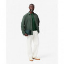 Camiseta de Corte Clásico de Punto de Algodón de LACOSTE