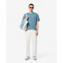 Camiseta de Corte Clásico de Punto de Algodón de LACOSTE