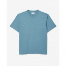 Camiseta de Corte Clásico de Punto de Algodón de LACOSTE