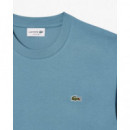 Camiseta de Corte Clásico de Punto de Algodón de LACOSTE