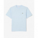 Camiseta de Corte Clásico de Punto de Algodón de LACOSTE