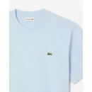 Camiseta de Corte Clásico de Punto de Algodón de LACOSTE