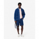 Camiseta de Corte Clásico de Punto de Algodón de LACOSTE