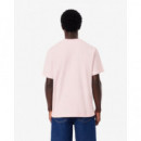 Camiseta de Corte Clásico de Punto de Algodón de LACOSTE