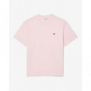 Camiseta de Corte Clásico de Punto de Algodón de LACOSTE