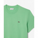 Camiseta de Corte Clásico de Punto de Algodón de LACOSTE