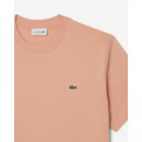 Camiseta de Corte Clásico de Punto de Algodón de LACOSTE