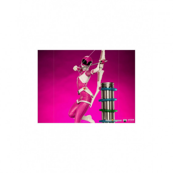 Figura Pink Ranger 17 Cm Power Rangers  IRON STUDIOS