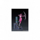 Figura Pink Ranger 17 Cm Power Rangers  IRON STUDIOS