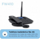 Teléfono Fijo MOTOROLA FW410L con Tarjeta Sim Gsm 4G Negro
