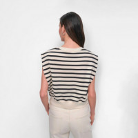 Camiseta sin Mangas con Cuello Redondo  DKNY