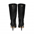 Media Bota Piel Negro  LAUREN RALPH LAUREN