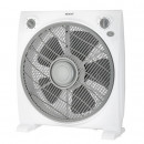SOGO VEN-SS-21120 Ventilador Box Fan 12" 45W – 3 Velocidades, Temporizador 60 Min, 5 Aspas y bajo Consumo