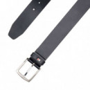 Cinturón Denton de Piel con Logo  TOMMY HILFIGER