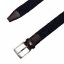 Cinturón Adan Textil Trenzado Elástico Tonal  TOMMY HILFIGER