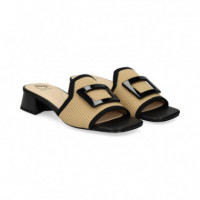 Pala Regilla Negro+camel  MISS ELASTIC