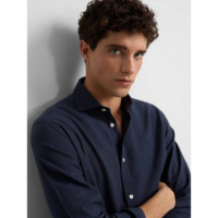 Camisa Sport Soft Azul Marino  SILBON