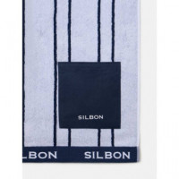 Toalla Rayas Azul Marino  SILBON