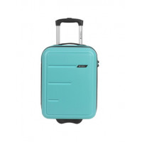 GABOL Mini Maleta Cabina 2 Ruedas Future Plus Turquesa para Colocar Debajo del Asiento
