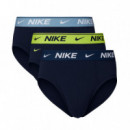 Pack de 3 Calzoncillos Slips Hip Brief  NIKE