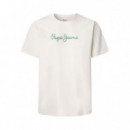 Camiseta Logo Estampado Fit Regular  PEPE JEANS