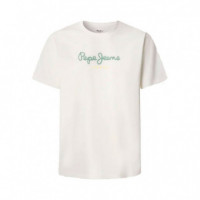 Camiseta Logo Estampado Fit Regular  PEPE JEANS