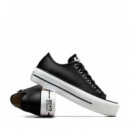 Zapatillas Chuck Taylor All Star Platform Clean Leather  CONVERSE