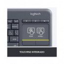 LOGITECH Teclado Inalambrico K400 Plus Negro