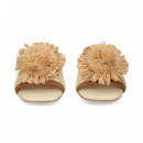 Pala Flor Regilla Cuero+crema  MISS ELASTIC