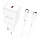BOROFONE BN6 Cargador Field PD20W Blanco