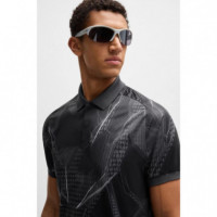 Polo Active Paddy con Estampado Gráfico y Protección Uv de Boss  HUGO BOSS
