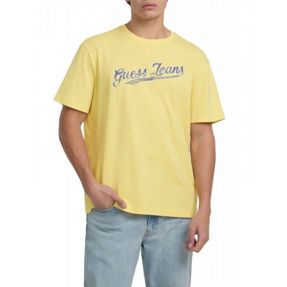 Camiseta GUESS Jeans Amarilla