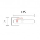Manilla Rico C/roseta Cuadrada Negra