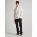PEPE JEANS Camisa Prince Blanca PM308270-800
