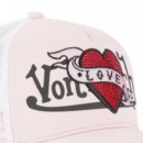Gorra con Estampado de Corazón  VON DUTCH