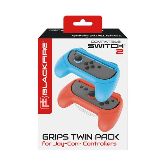 Pack BLACKFIRE 2 Grips para Mandos Joy-con 2 de Nintendo SWITCH2