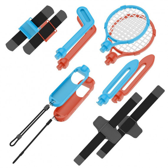 Sports Pack 14EN1 para Mandos Joy-con 2 de Nintendo SWITCH2  BLACKFIRE