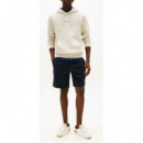 TOMMY HILFIGER - Tommy Logo Tipped Hoody - Acg - F|MW0MW32673/ACG