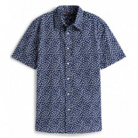 TOMMY HILFIGER - Linen Blend Aop Ss Rf Shirt - 0GY - F|MW0MW39469/0GY