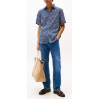 TOMMY HILFIGER - Linen Blend Aop Ss Rf Shirt - 0GY - F|MW0MW39469/0GY