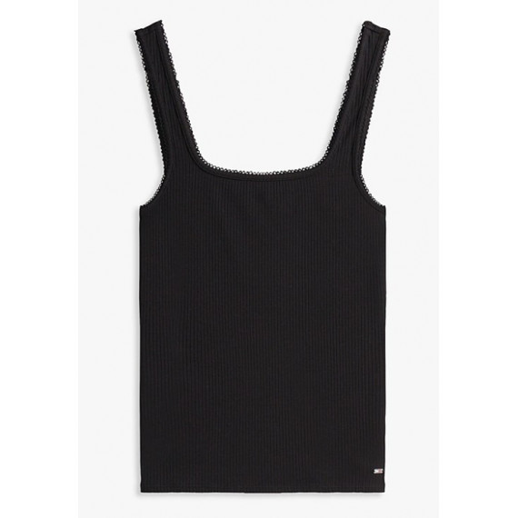 TOMMY HILFIGER - 5X2 Rib Slim Square-nk Tank - Bds - F|WW0WW45444/BDS