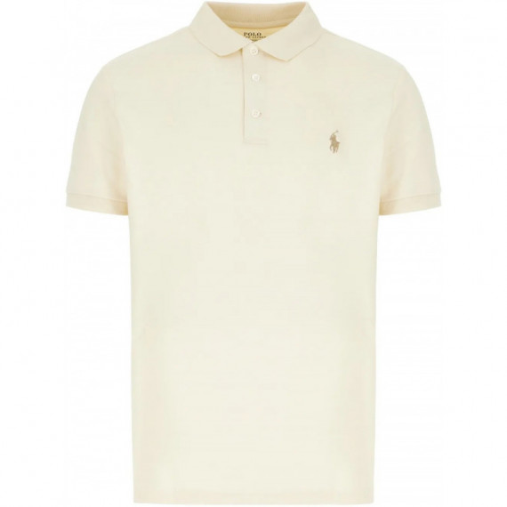 Polo RALPH LAUREN - SSKCPLKTM1-SHORT Sleeve-polo Shirt - Andover Cream C8599 - 710941439020/ANDOVER Cream C8599