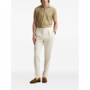 Polo RALPH LAUREN - SSKCPLKTM1-SHORT Sleeve-polo Shirt - Classic Khaki C8125 - 710941439021/CLASSIC Khaki C8125