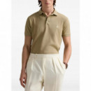 Polo RALPH LAUREN - SSKCPLKTM1-SHORT Sleeve-polo Shirt - Classic Khaki C8125 - 710941439021/CLASSIC Khaki C8125