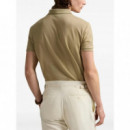 Polo RALPH LAUREN - SSKCPLKTM1-SHORT Sleeve-polo Shirt - Classic Khaki C8125 - 710941439021/CLASSIC Khaki C8125